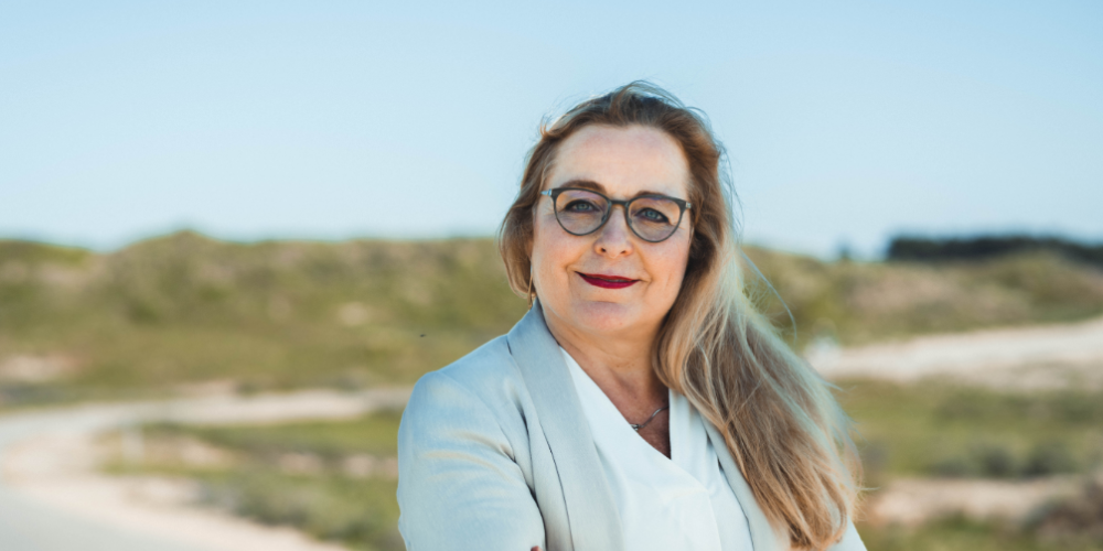 Paulien Pistor in de Kennemerduinen