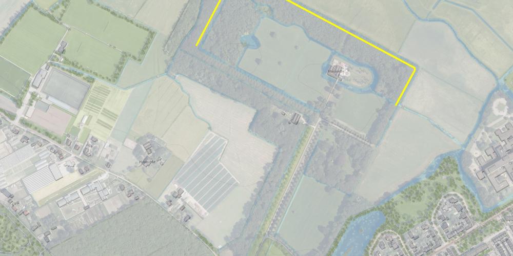 kaart met afgesloten wandelpaden Marquette