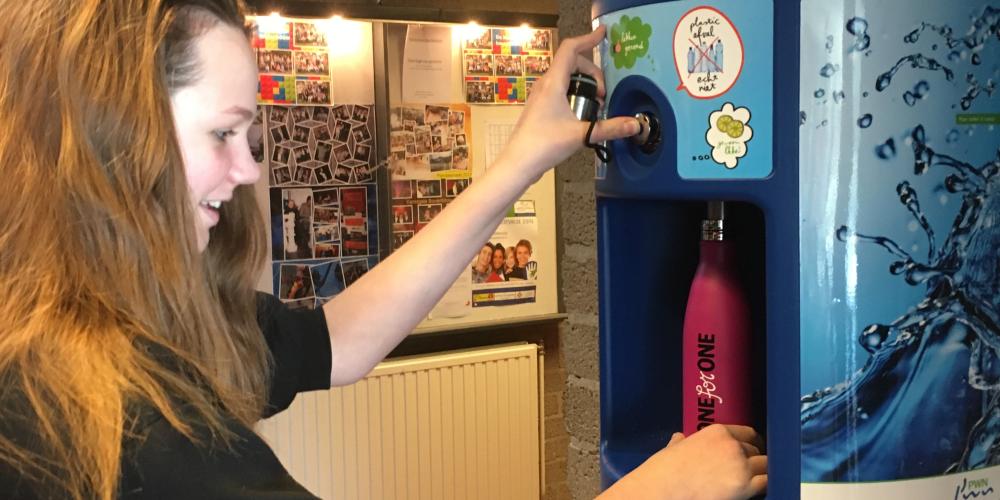 Binnentappunt op middelbare school